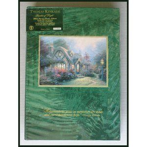 vintage Thomas Kinkade Candlelight Cottage large 300ct Memo Photo Album - new